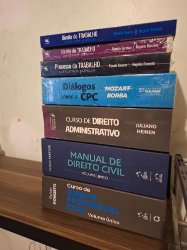 Livros para Concurso, Juspodivm. Civil, Administrativo, Trabalho