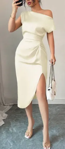 Vestido GG cetim