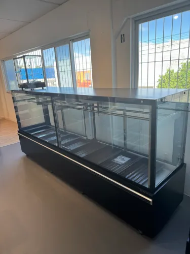 EXPOSITOR ACOUGUE VANGUARD TOP 3,00 METROS - GANCHEIRA VIDRO AQUECIDO REFRIMATE 