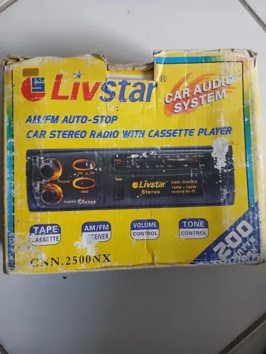 Toca fita livstar na caixa novo