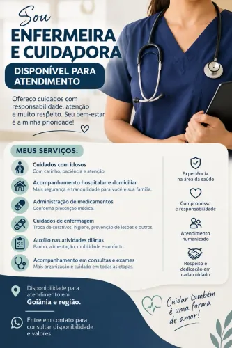 ENFERMEIRA E CUIDADORA