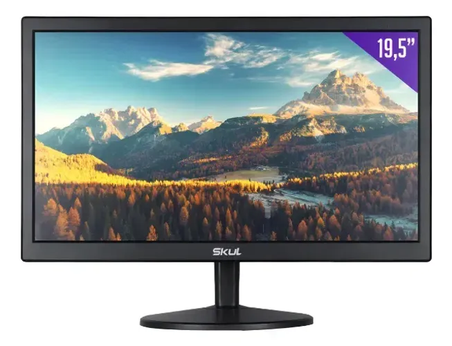 MONITOR 19.5" SKUL OFFICE LED 5MS COM ENTRADA HDMI/VGA SM1955MS