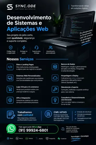 ? Criação de Sites, Sistemas Web e Lojas Virtuais | CNPJ Ativo