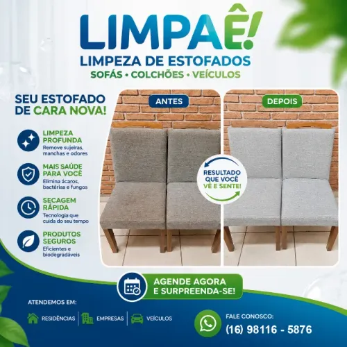 Limpaê - Limpeza e Higienização de Estofados
