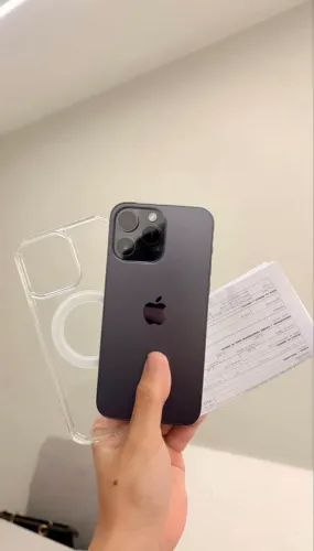 iPhone 14 Pro Max 128GB Roxo - Com Nota Fiscal - Acompanha Capinha
