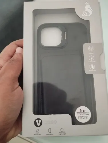 CAPA DE COURO IPHONE 12/12 PRO