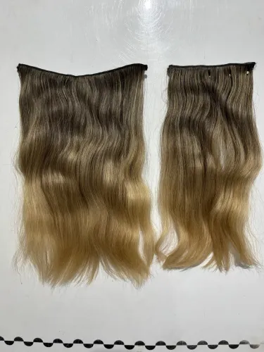 Mega Hair loiro premium (2 camadas) - efeito natural e discreto