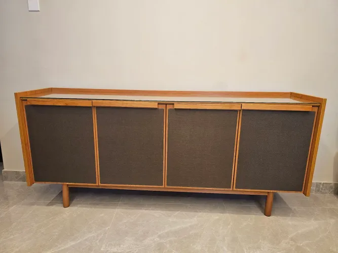 Buffet Dune 4 Portas 1.8 com 1 Gaveta, Nature - Imcal<br><br>Nature -<br><br>Imcal