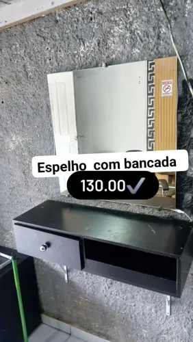 Espelho com bancada