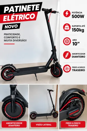 PATINETE ELÉTRICO 500W - NOVO