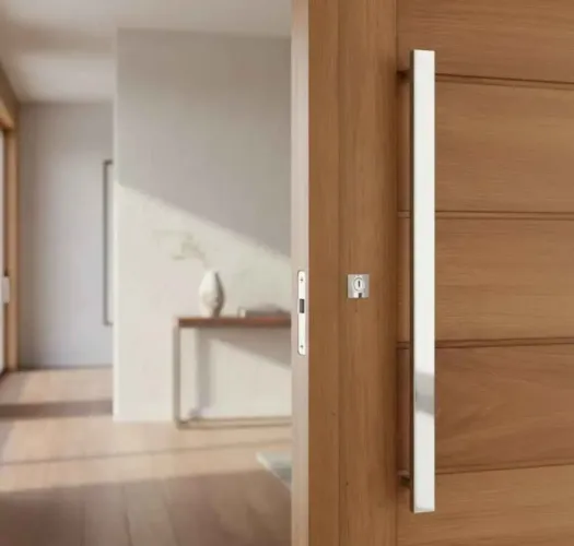 Puxador para porta inox