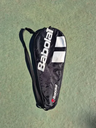 Raqueteira / Capa Babolat para até 2 raquetes Preto e Branca