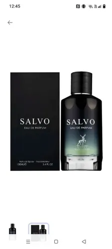 Perfume salvo maison original 100 ml novo