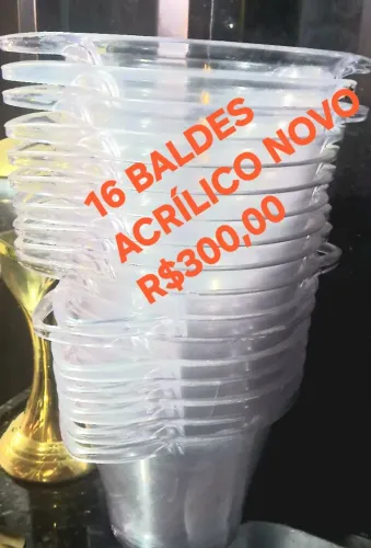 BALDES DE ACRÍLICO PARA CERVEJA