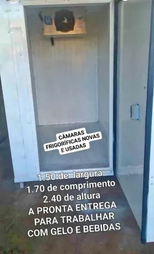 CÂMARAS FRIGORÍFICAS SOB MEDIDAS USADAS