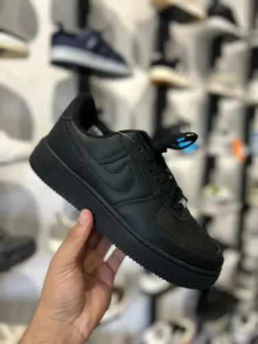 Tênis Nike Air Force One Premium Masculino Cor: Preto - Disponível 38 AO 43