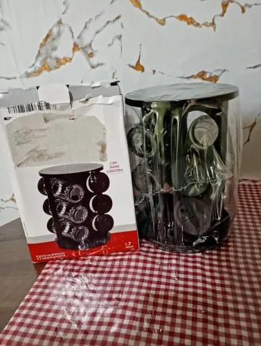 Porta tempero giratório em vidro