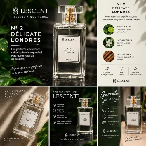 Perfume Lescent N°2 DÉLICATE LONDRES