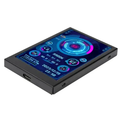 Tela IPS de Monitoramento 3,5 polegadas para PC Gamer com Entrada Tipo C