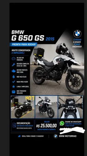 BMW gs 650 2015