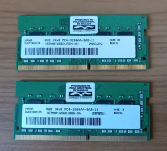 Memória RAM HANA 16GB (2x8GB) DDR4 3200MHz - Notebook
