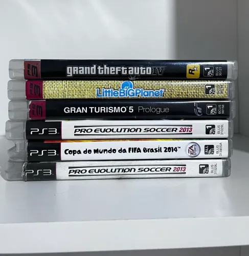 Lote de Jogos ps3 Por 80 Reais 