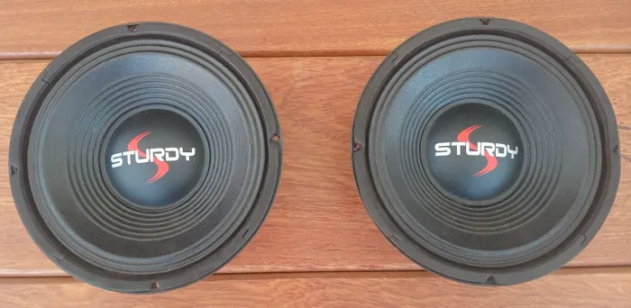 Par de Alto falantes de médio Sturdy 8"160w cada
