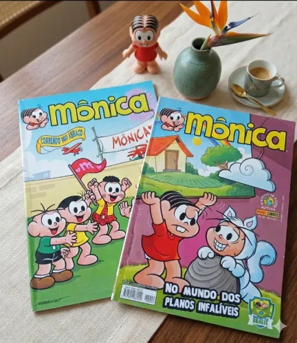 Kit 2 Gibis Mônica | Turma da Mônica | Panini | Edições Antigas