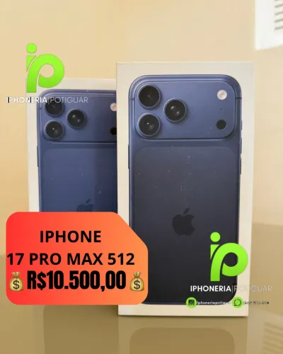 IPHONE 17 PRO MAX 512 LACRADO