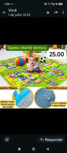 Tapete térmico 2 em 1 infantil