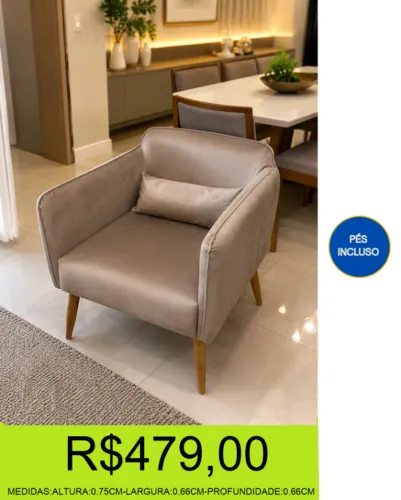 poltrona - lançamento - compre hoje e receba em até 72 horas