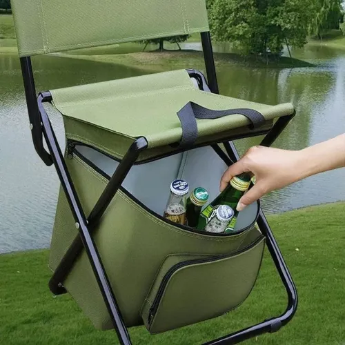 Cadeira de Camping com bolsa térmica 
