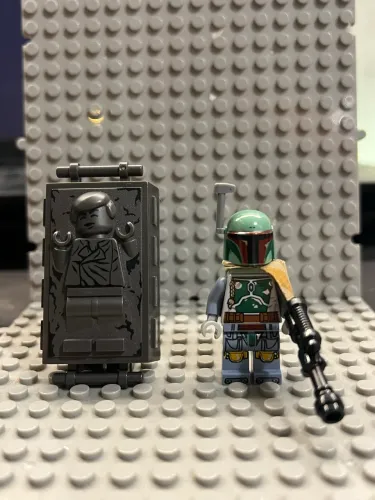 LEGO Boba Fett sw0711 + Han Solo Carbonite Star Wars Original
