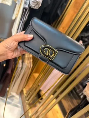 Bolsa Feminina Elegante com Alça - Preta, Caramelo e Off-White ( CLOSET DA SHAYRA )