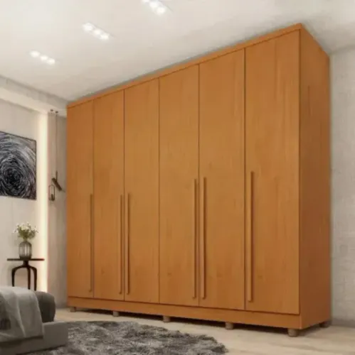 Guarda Roupa Tcil 6 PTs Sevila Cinamomo C Pés