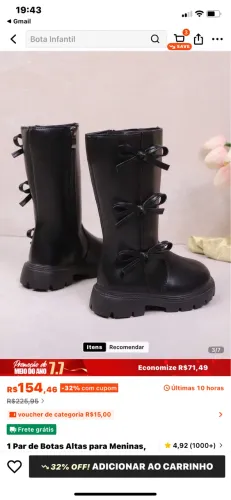 Bota cano alto