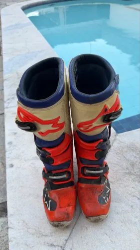 Bota alpinestars tech 5 OPORTUNIDADE trilha/motocross