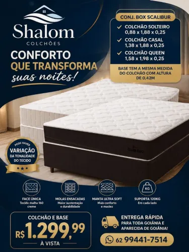 Colchão molas ensacadas individualmente