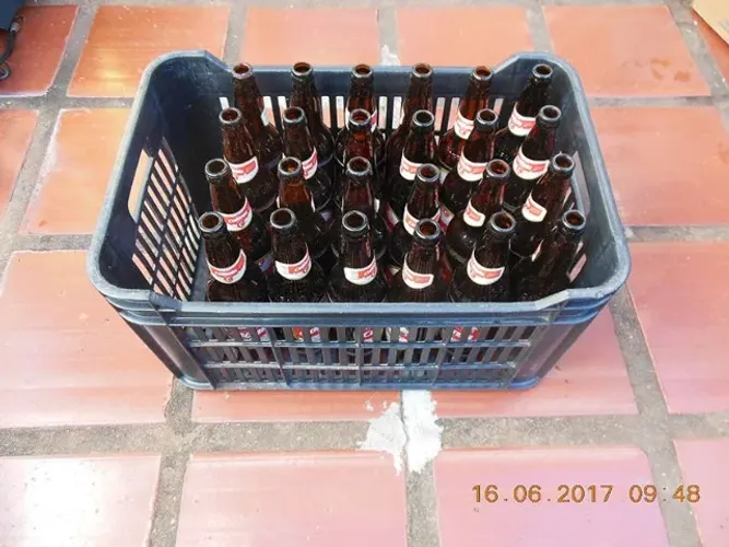Engradado de cerveja