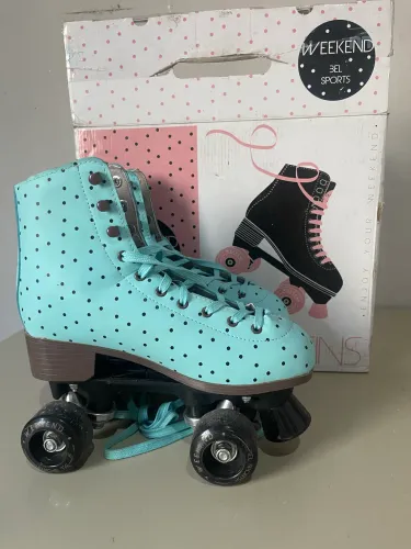 Patins Quad clássico azul  