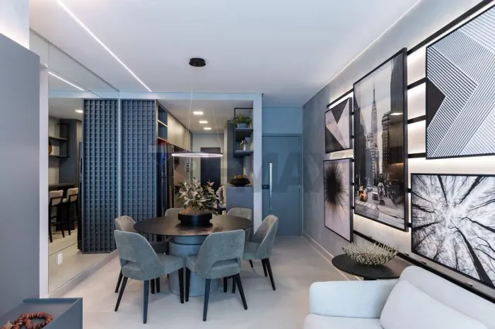 Viva o melhor do Centro em um apartamento de 2 suítes e 2 vagas