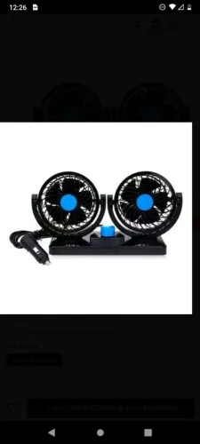 Ventiladores de painel de carro