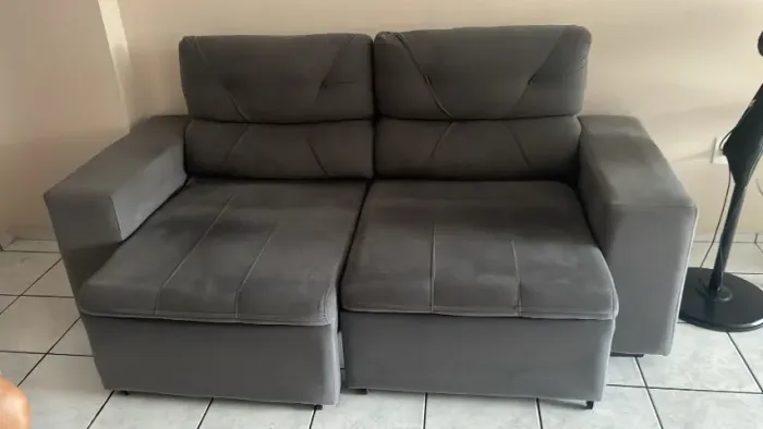SOFÁ 3 LUGARES RETRÁTIL E RECLINÁVEL