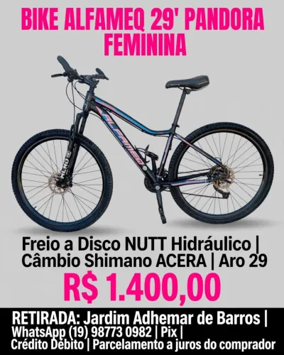 Vendo bike feminina