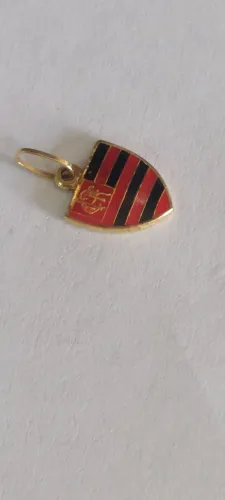 Pendente ouro emblema do flamengo