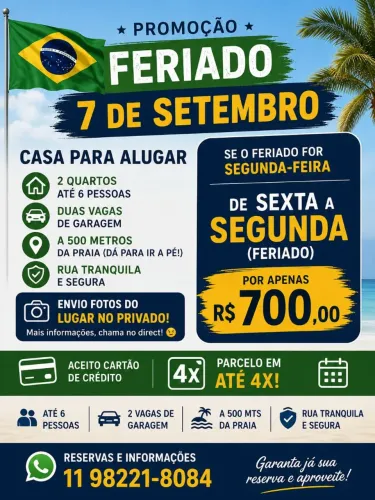 Aluguel casa de temporada- Bertioga