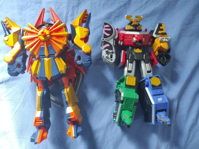 Megazord Power Rangers Samurai lote( Os 2 juntos!)