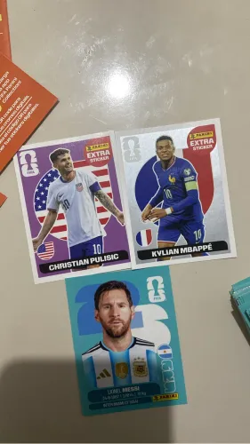 Mbappe prata + messi, brinde christian pulisic regular