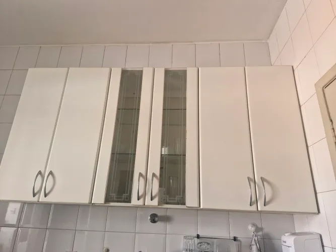 Armário Aéreo de Cozinha Branco (3 Módulos)