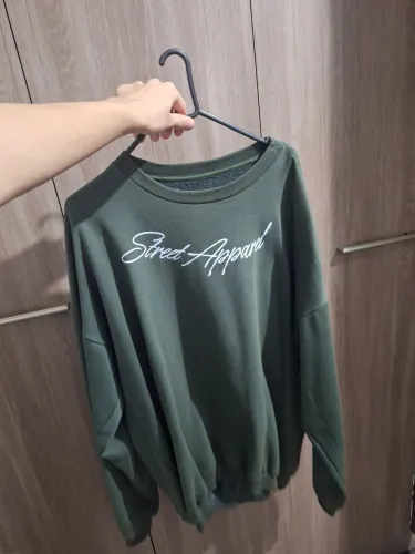 Moletom oversized verde